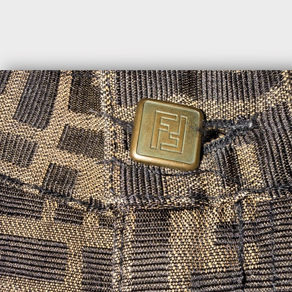 Authentic Vintage Fendi Zucca Monogram Jeans – IT 41 (fits 26/27) - Picture 6 of 16